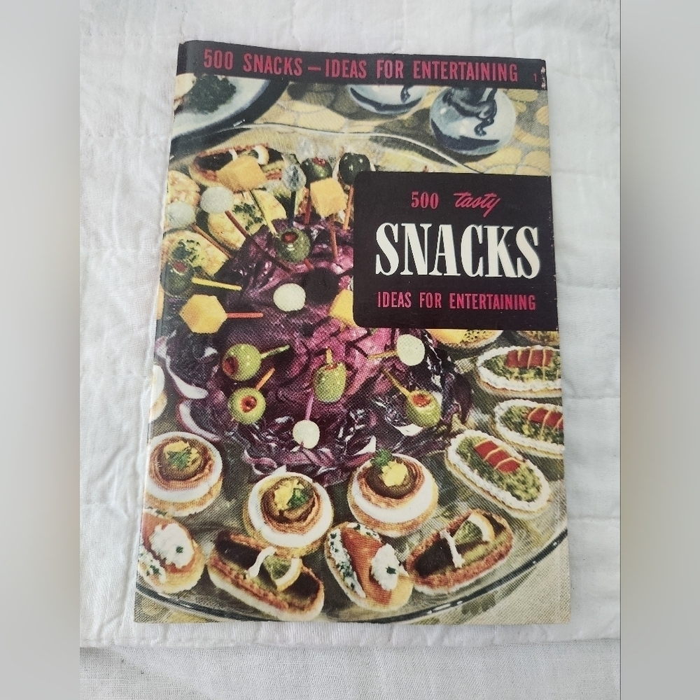 Ruth Berolzheimer Culinary Arts Institute 1950 500 Tasty Snacks, Ideas